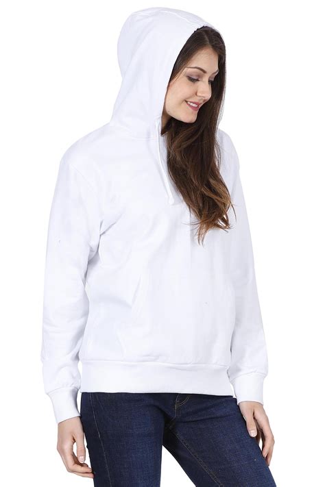 Women's White Hoodies & Sweatshirts .